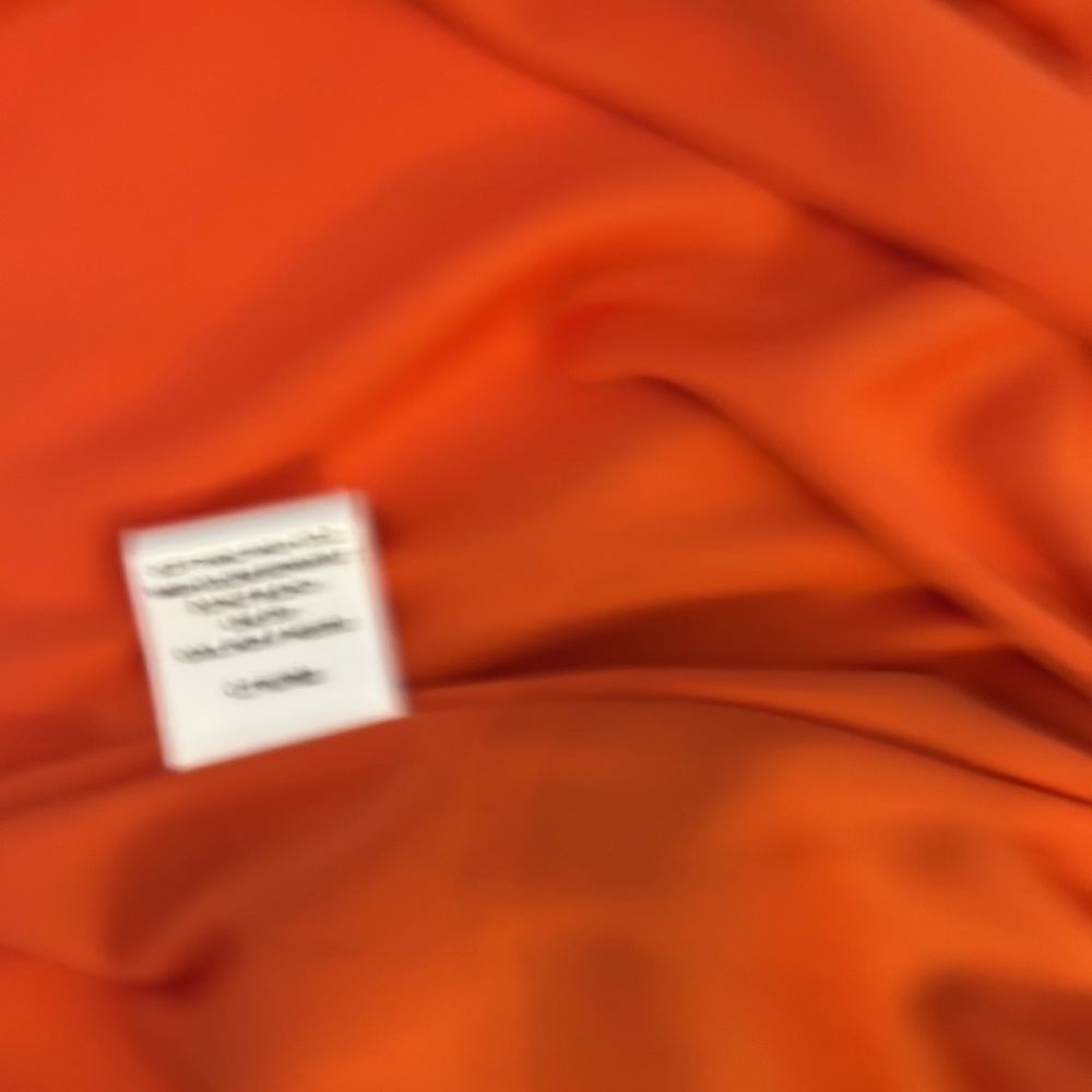 NWT Just Taylor Orange Floral V-Neck Long-sleeve Dress Size 8 - Picture 12 of 12